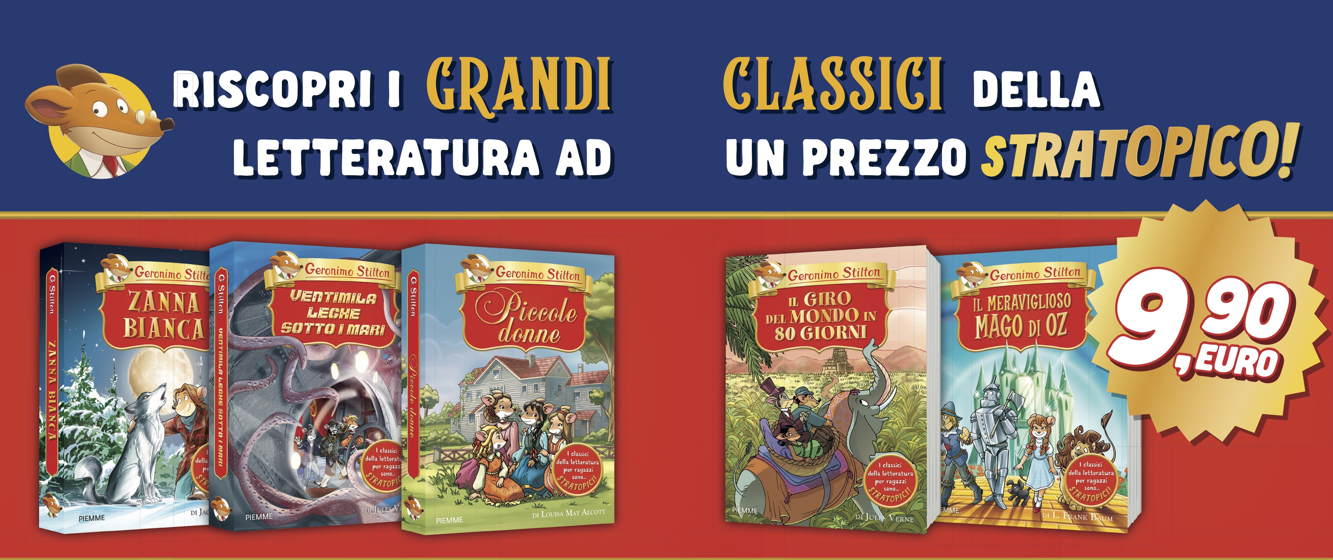 I grandi classici della letteratura a un prezzo stratopico!