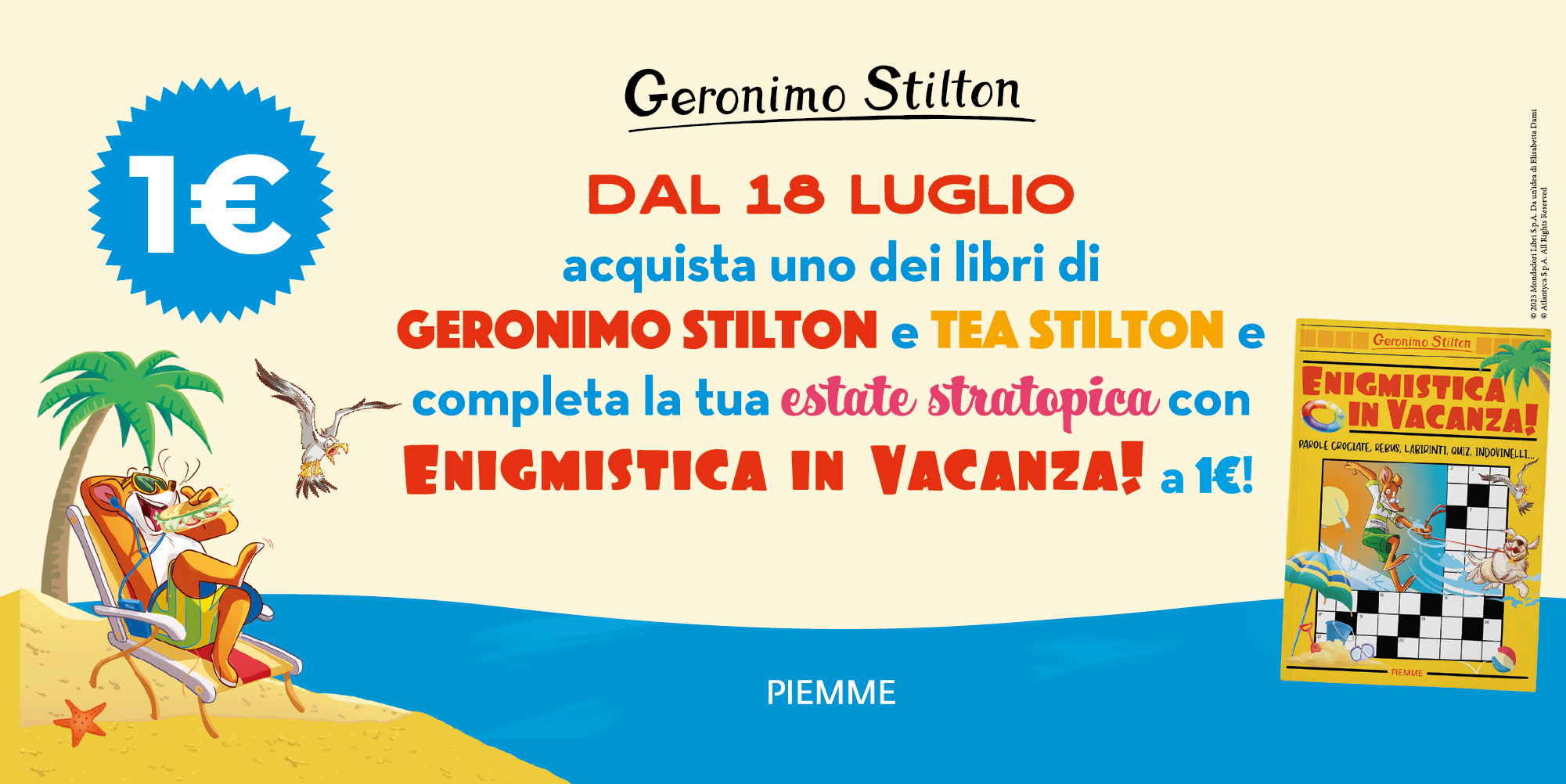 Estate stratopica con Enigmistica in vacanza!