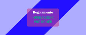 Regolamento Operazioni a premio