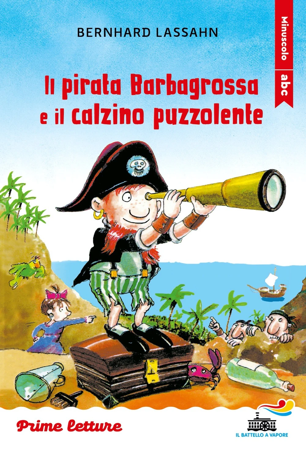 Il pirata Barbagrossa e il calzino puzzolente – stampatello minuscolo