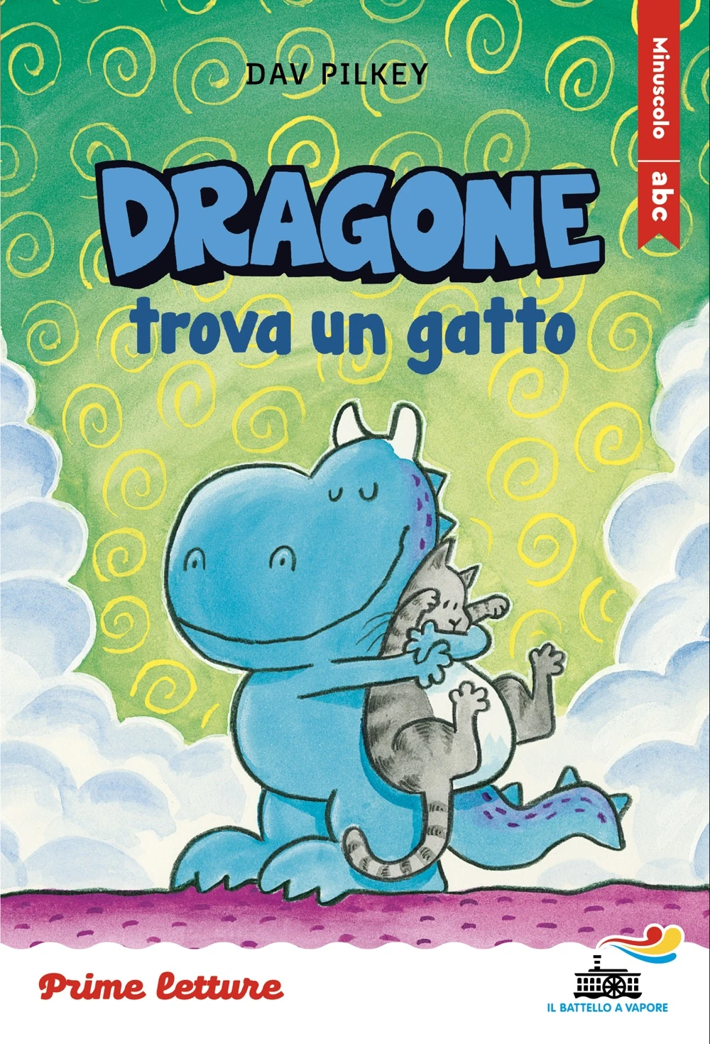 Dragone trova un gatto – stampatello minuscolo a leggibilità facilitata